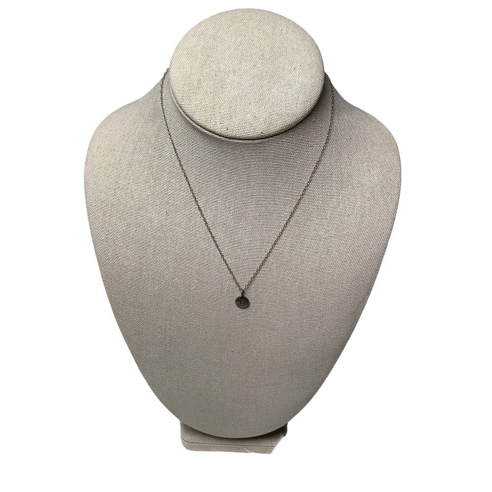 Frederic Duclos 925 Sterling Silver Initial B Pendant Necklace Minimalist F11-12